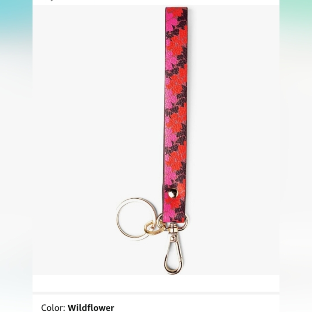Kedzie-ECLIPSE Vegan Leather Mix / Match Wristlet Strap (Wildflower)